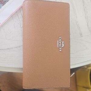 Coach Tan Leather Wallet